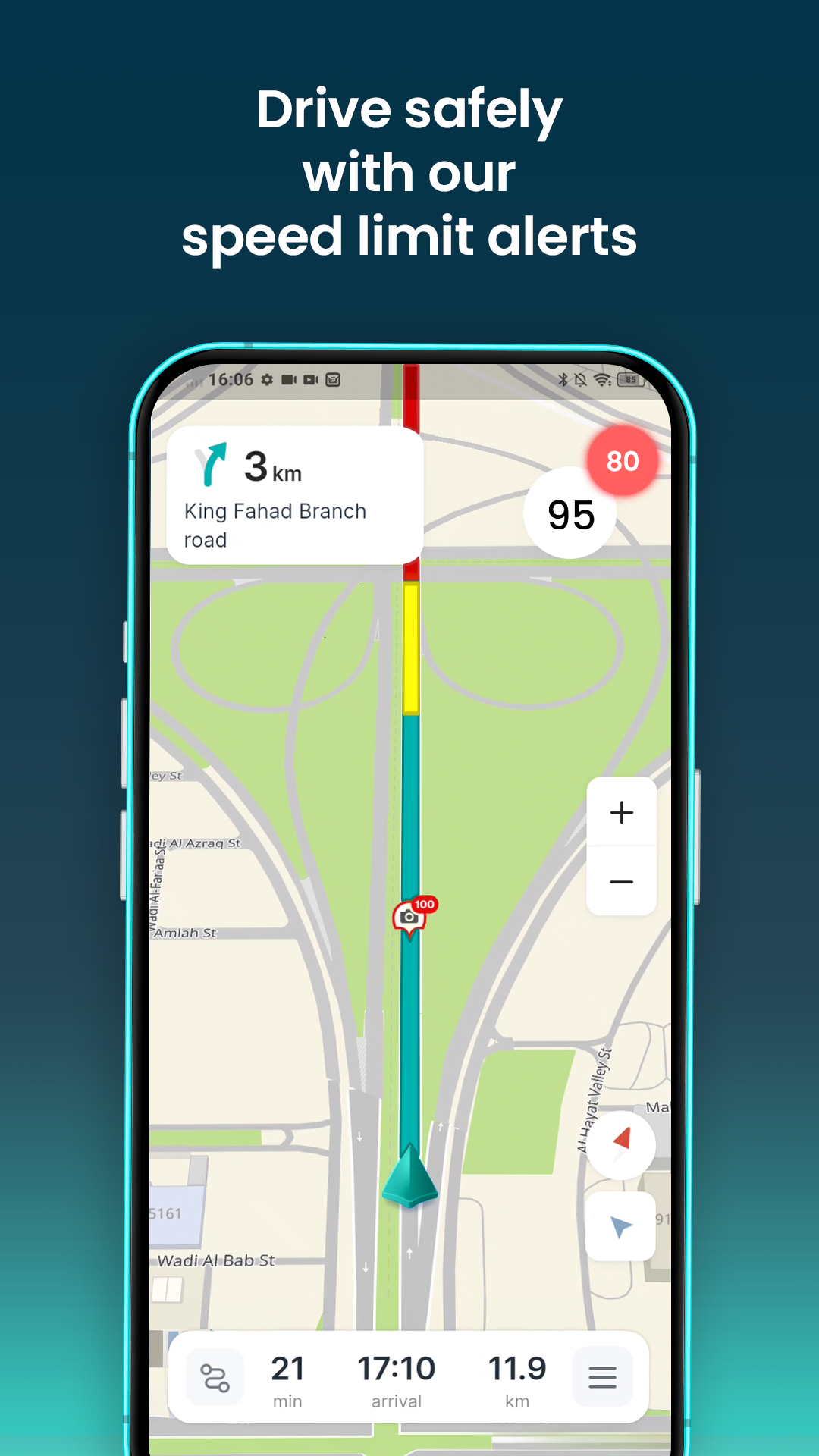 Speed ​​camera alert makes you feel safer on the road